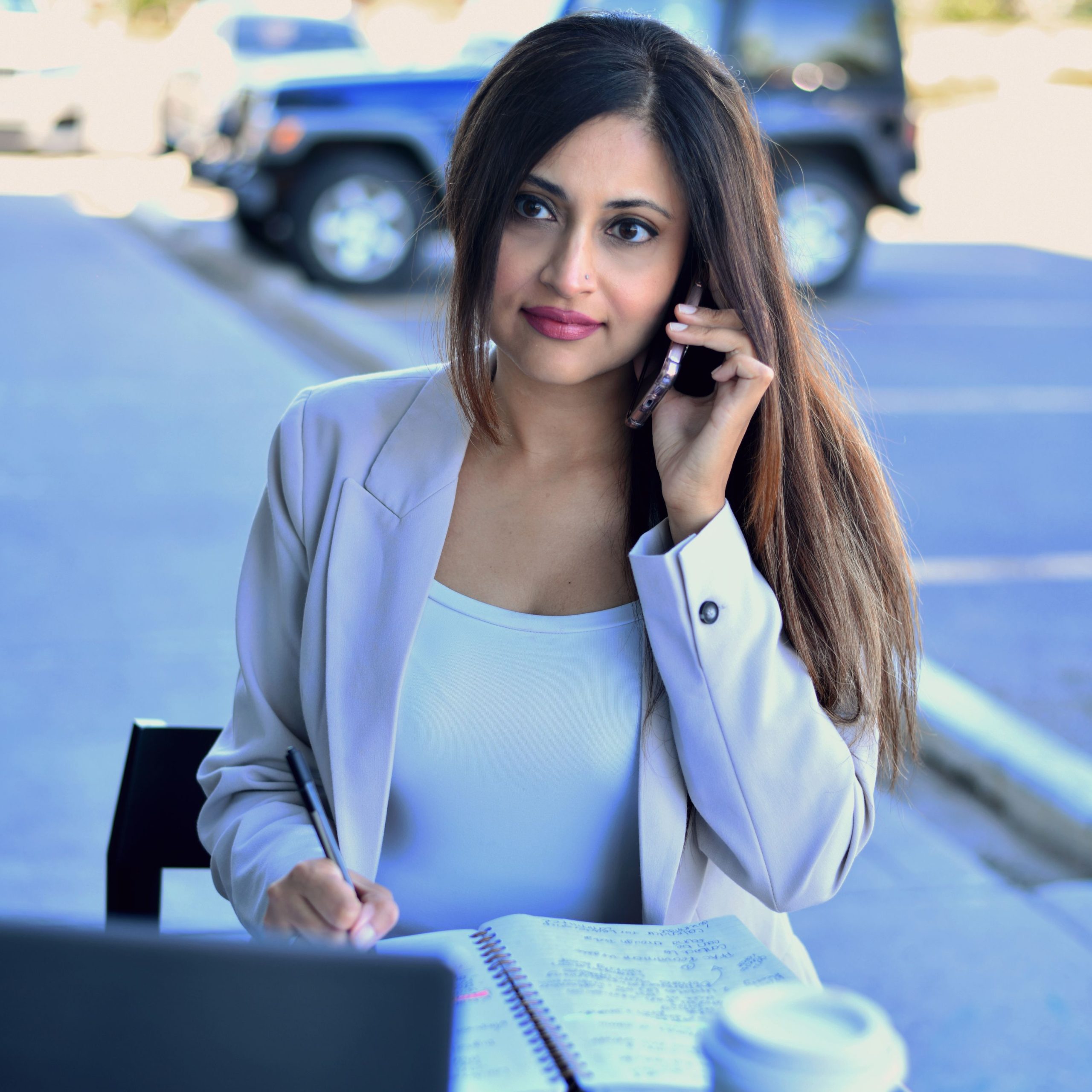 Samantha Gill on Phone - GutVantage